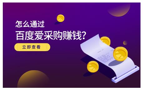 大王·怎么通过百度爱采购赚钱，已经通过百度爱采购完成200多万的销量-第一资源库