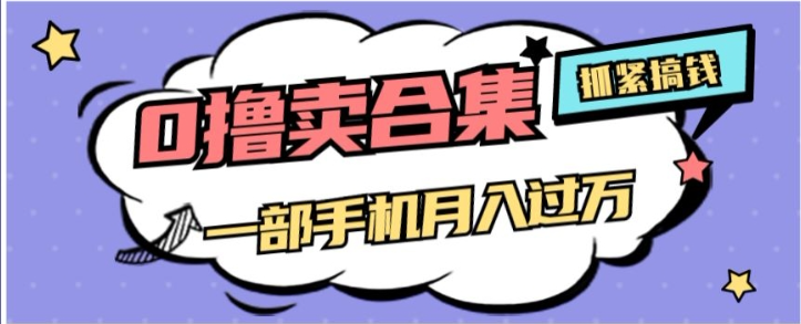 0撸项目月入过万，售卖全套ai工具合集，一单29.9元，一部手机即可【揭秘】-第一资源库